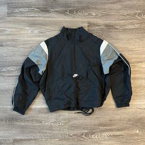 Nike Black Jacket with White Logo